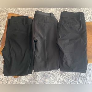 Lot of black work pants Express and Ann Taylor